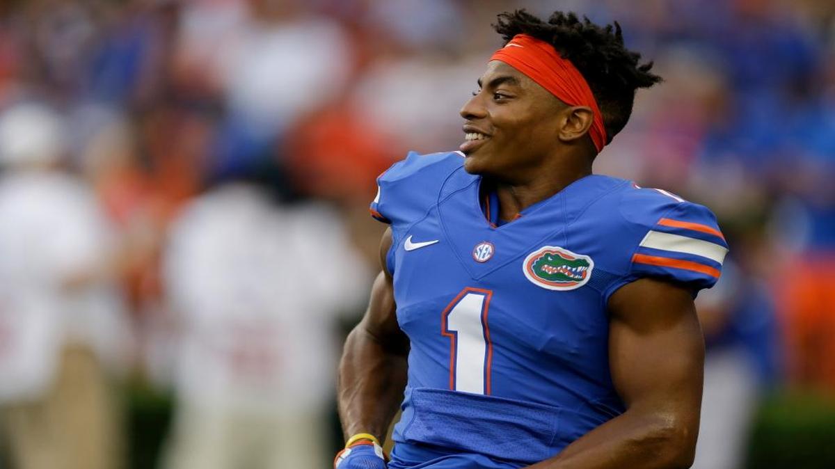 Florida defensive back Vernon Hargreaves III warming up before an NCAA college football game against New Mexico State, Saturday, Sept. 5, 2015, in Gainesville, Fla.