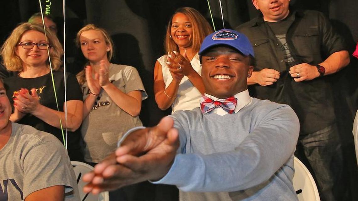 Former Westminster Christian standout Jordan Cronkrite is a leading candidate for the starting running back job at Florida