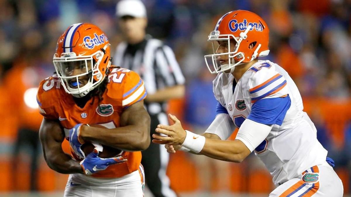 University of Florida running back Jordan Scarlett finished with 889 yards and six rushing touchdowns - both led the team in 2017.