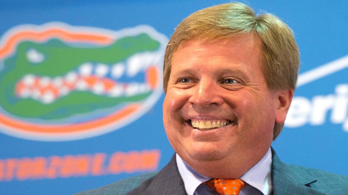 
“The optimism in the air is awesome,” Florida Gators coach Jim McElwain said Wednesday, Aug. 5, 2015.
