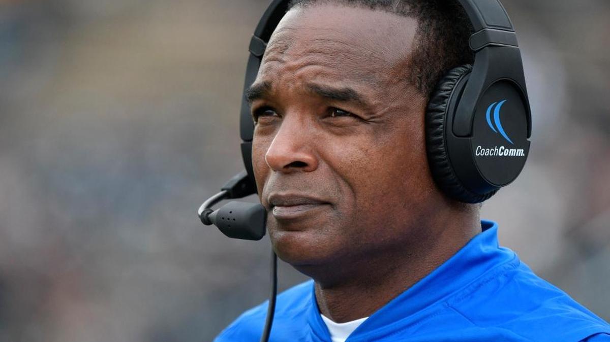 Randy Shannon interim head coach of the Florida Gators watches his team against the Missouri Tigers in the second quarter at Memorial Stadium on Nov. 4, 2017 in Columbia, Missouri.