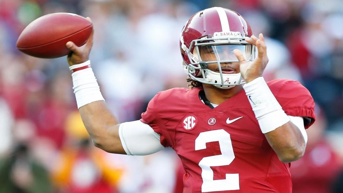 Alabama quarterback Jalen Hurts has entered the NCAA transfer database, and the Miami Hurricanes are among the college programs pursuing him.