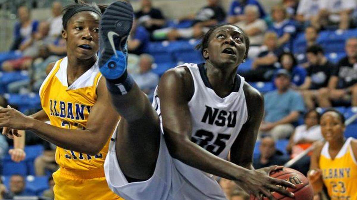 
Jasmine Wilkins leads Nova Southeastern with a 14.4 scoring average. 
