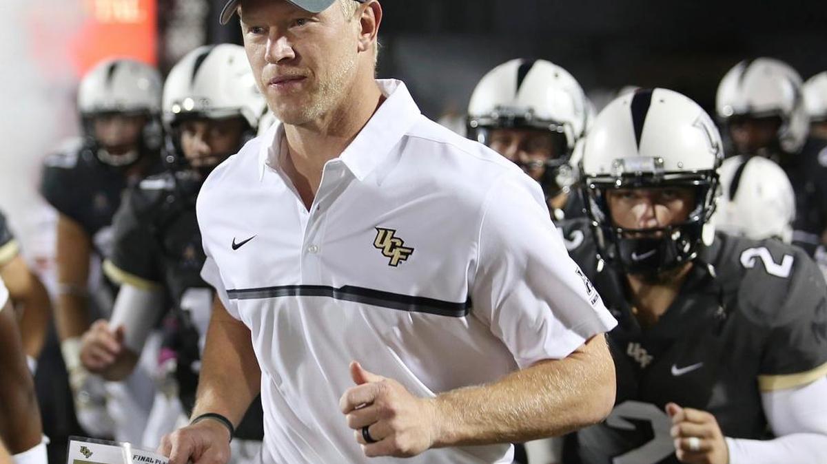 UCF coach Scott Frost took over a team that went 0-12 in 2015. He worked on improving the attitude of the players and culture of the Knights and posted a 6-7 record in 2016.