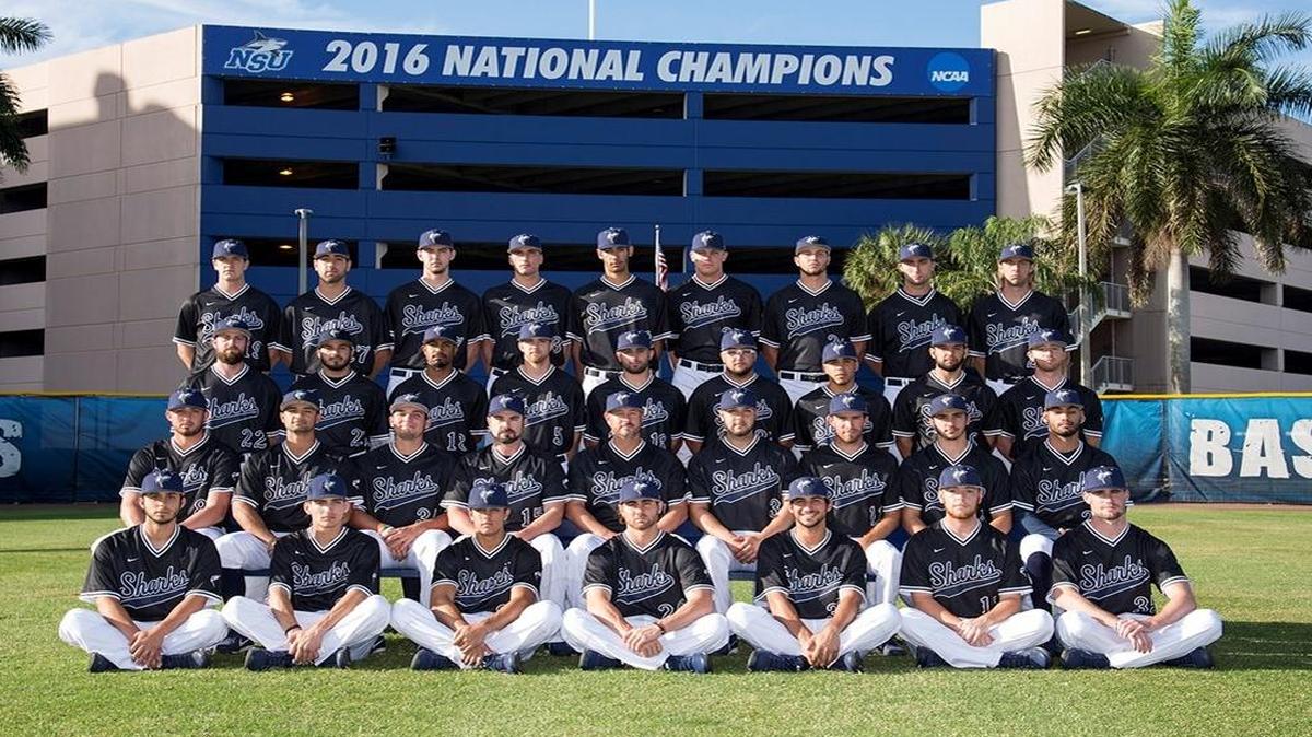 The Nova Southeastern University Sharks are being given a good chance to repeat after the NCAA Division II program won its first national baseball title last season.