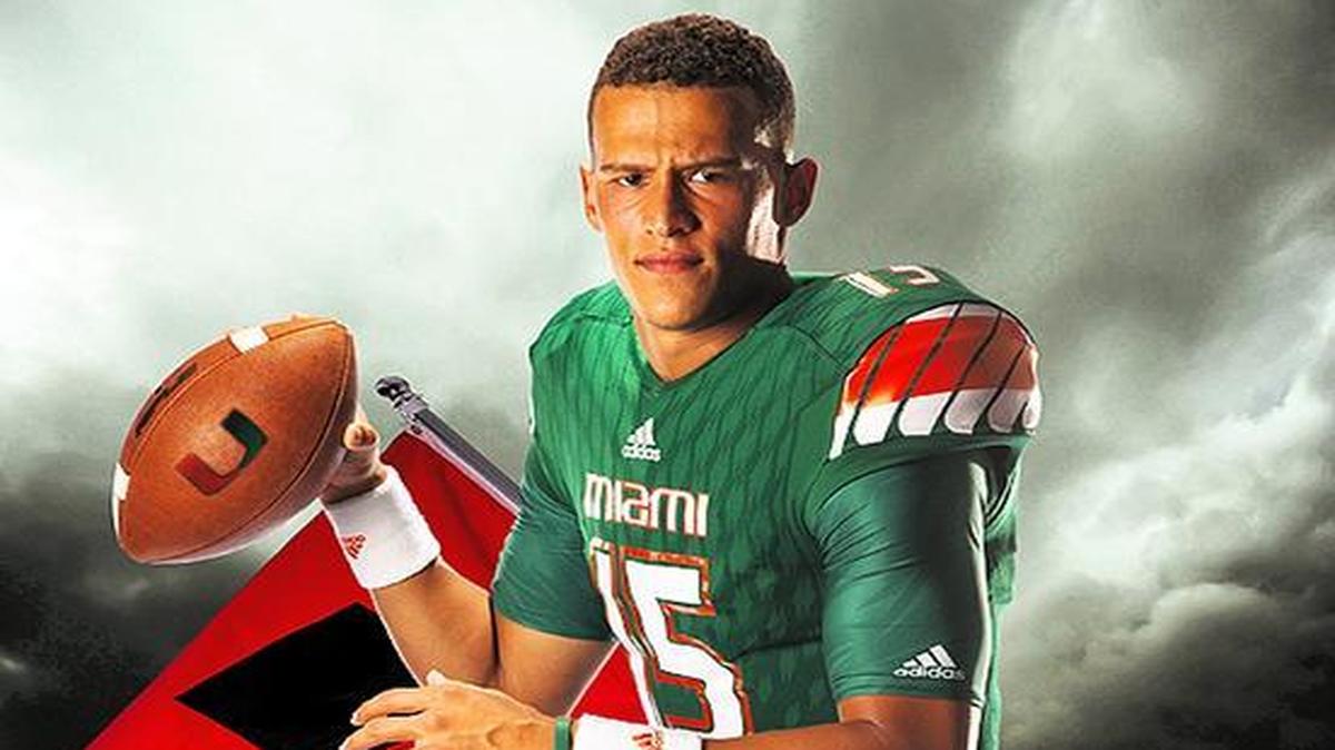 
Brad Kaaya of the Miami Hurricanes
