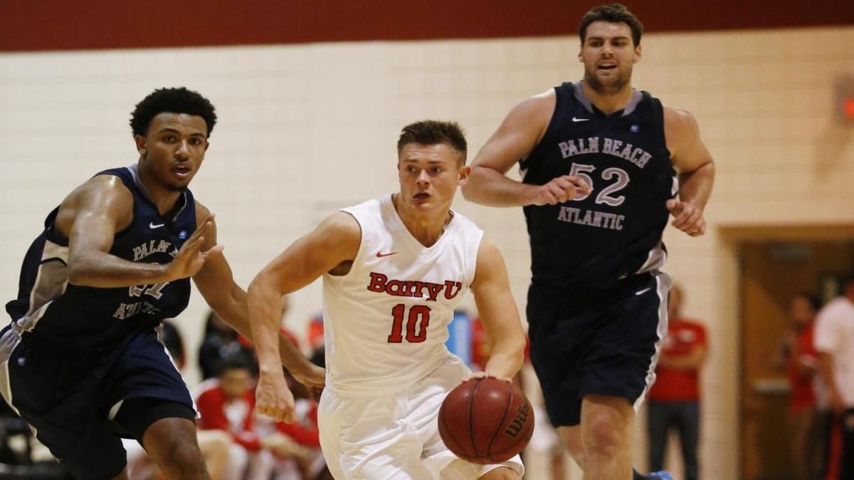 Barry University’s Elvar Fridriksson, who averages 10.4 points and leads NCAA Division II with 8.5 assists per game, was named Sunshine State Conference Newcomer of the Year.