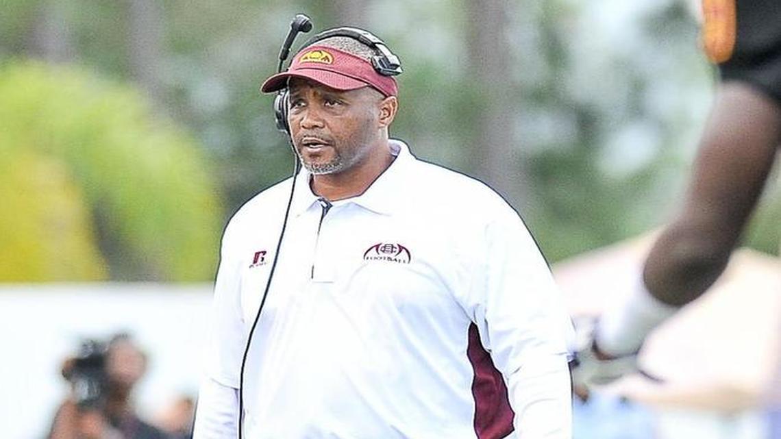 Terry Sims was named MEAC Coach of the Year in 2015 in his first season as head coach of B-CU.