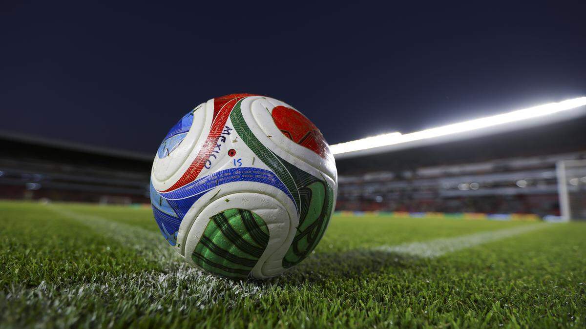QUERETARO, MEXICO - FEBRUARY 25: Detailed view of the official matchball of the World Cup 2026 prior to an international friendly between Mexico and Iceland at La Corregidora Stadium on February 25, 2026 in Queretaro, Mexico. 
