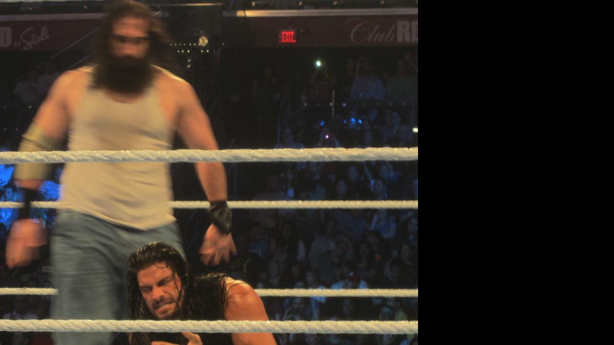 
WWE superstar Roman Reigns (down but not out) will appear at a fan fest fundraiser for the Championship Wrestling from Florida Wall of Fame starting at 6:30 p.m. EST Thursday, June 11 at the Tampa Jewish Community Center & Federation in North Tampa.
