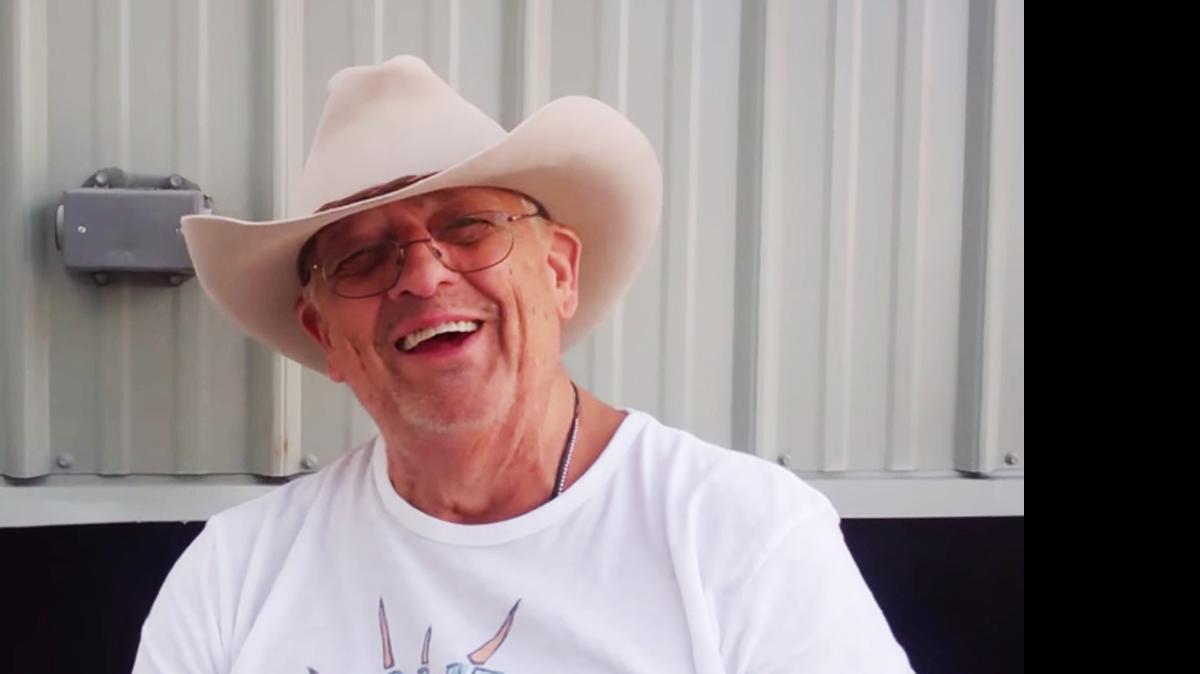 
Dusty Rhodes is shown in 2014 during an interview with the Miami Herald’s Jim Varsallone.
