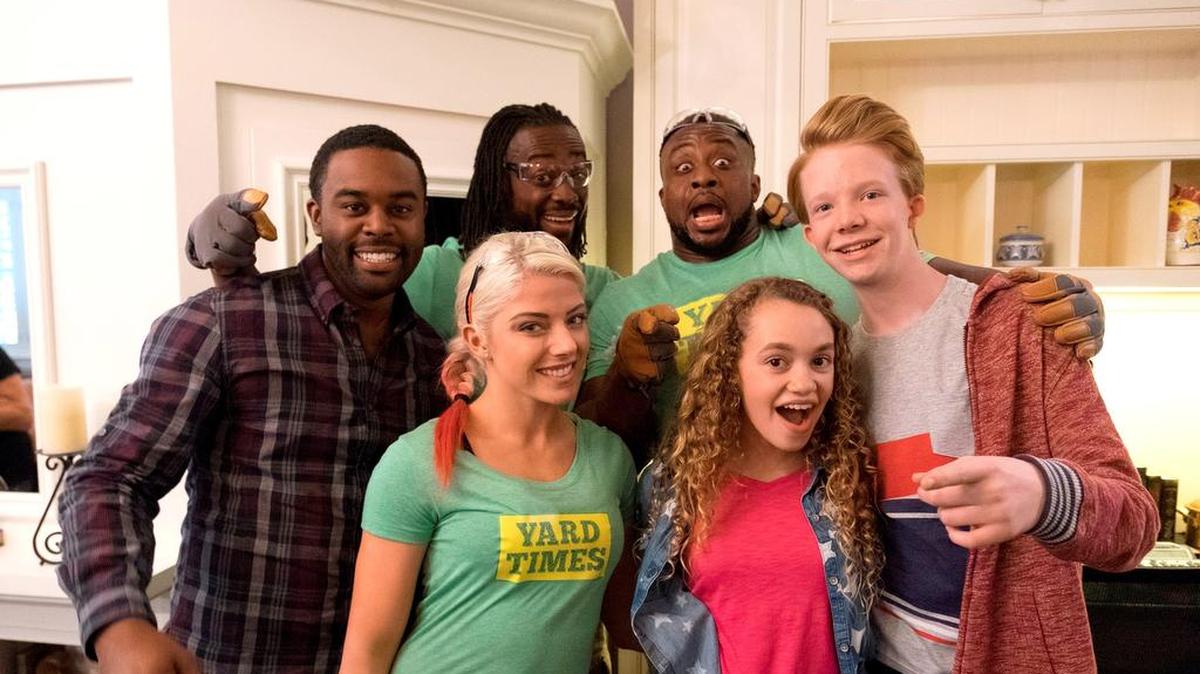 WWE Superstars Kofi Kingston, Big E and Alexa Bliss are featured in the Disney XD series “Walk the Prank,” a show for kids and families that blends scripted comedy with over-the-top hidden camera pranks. WWE Hall of Famers Diamond Dallas Page and Sting are also on the show, which is available 11 a.m. ET Saturday, Nov. 18 on Disney XD, DisneyNOW and VOD.