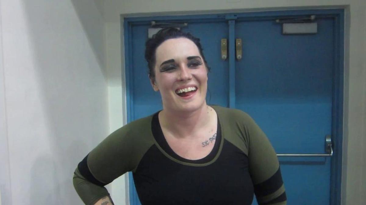 International wrestling superstar Jessicka Havok after a Ronin Pro Wrestling show in November at the Broward College South Campus Gym in (South Florida) Pembroke Pines.