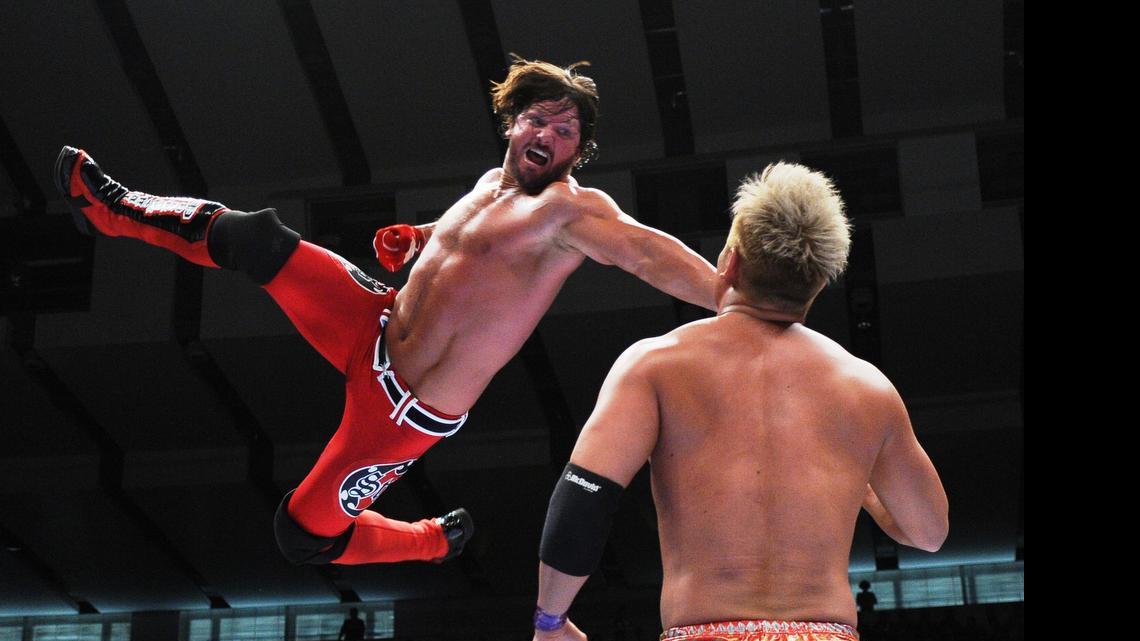 
The hard-hitting, action-packed New Japan Pro Wrestling is on AXS TV. Watch A.J. Styles vs. The Rainmaker Kazuchika Okada.
