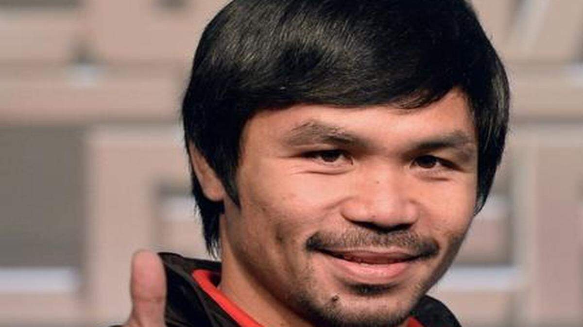 
Evening the score: Manny Pacquiao avenged a disputed decision loss against Timothy Bradley with a unanimous decision victory in April. 
