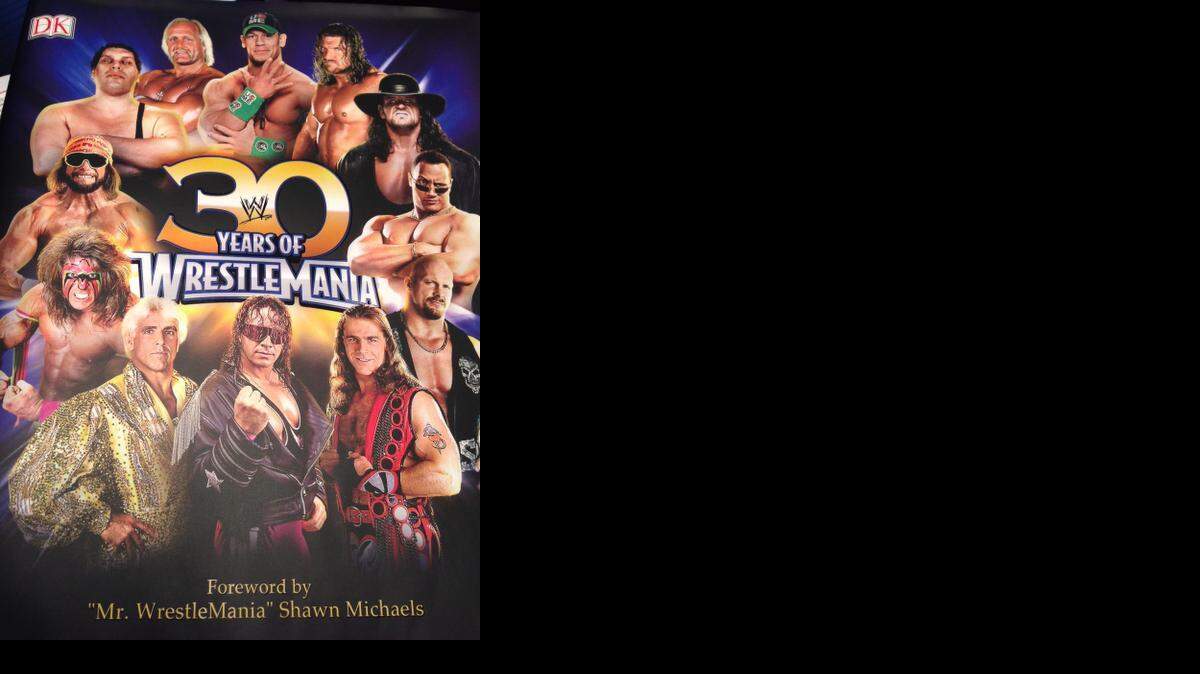 
The “30 Years of WrestleMania” book chronicles the pageantry and rich history of WWE’s crown jewel.
