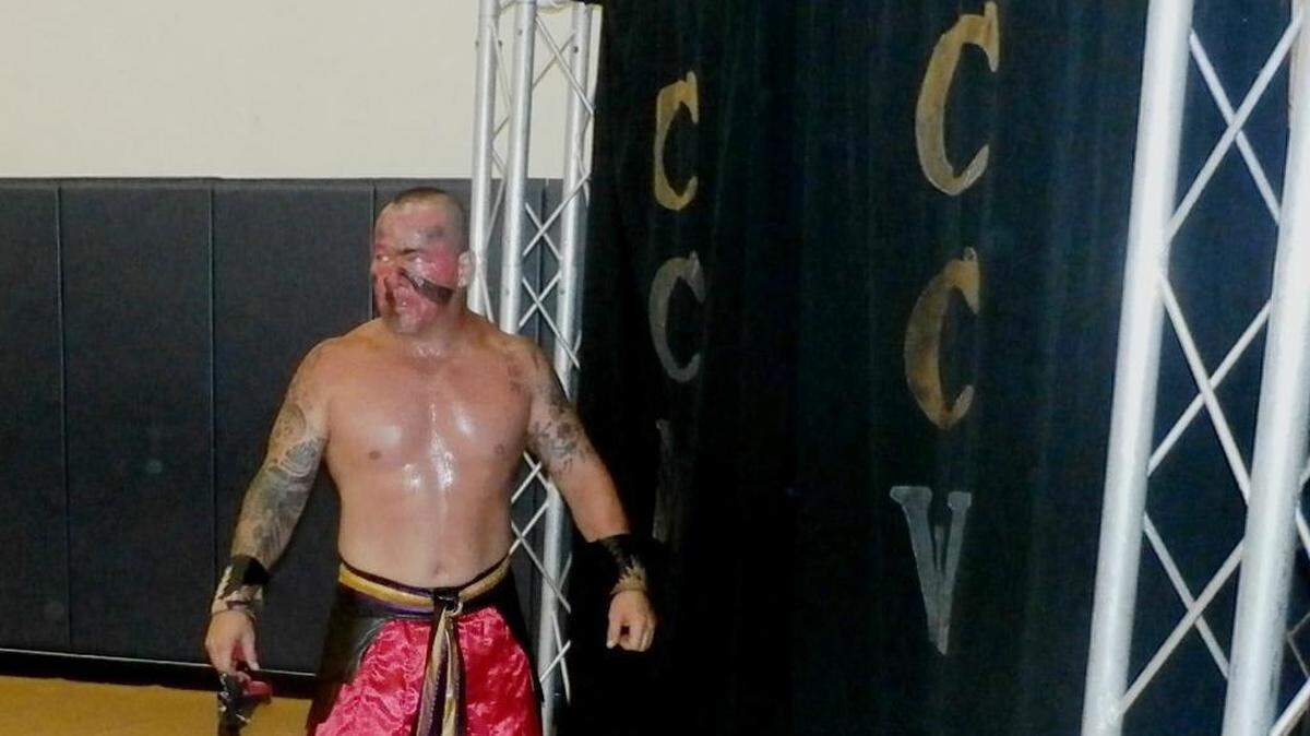 The Tokyo Monster Kahagas at a Coastal Championship Wrestling show at the Coral Springs Charter School Gym. CCW returns to the CSCS Gym on Saturday, Aug. 25 with the Malenko Cup, WWE alum Carlito and more.