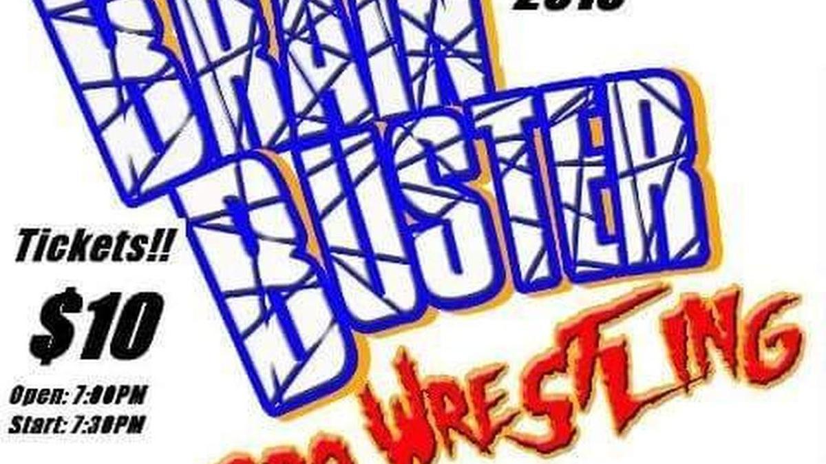 Brain Buster Pro Wrestling debuts 7:30 p.m. Saturday, Feb. 13 at the VFW Post 2500, 814 S. Dixie Hwy. in (South Florida) Hollywood, 33020.