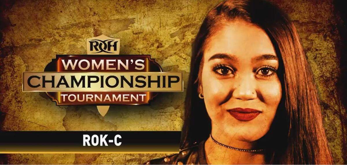 Rok-C in the semifinals of the Ring of Honor Women’s Championship Tournament.