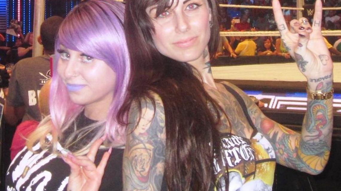 The famous Roman Reigns photo bomb on fans Heather Kid Cadet Reicher and Serena Magnetta at the end of the WWE SmackDown taping in September at the AmericanAirlines Arena in Miami. Reigns and WWE SmackDown will return to the AmericanAirlines Arena on Tuesday, June 28. Will there be another Reigns photo bomb?