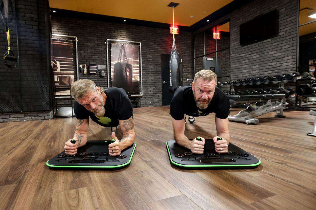 WWE alum Edge (Adam Copeland) and Christian (Jay Reso), who now wrestle for AEW as Adam Copeland and Christian Cage, created a fitness product Pure Plank for the planking exercise process.