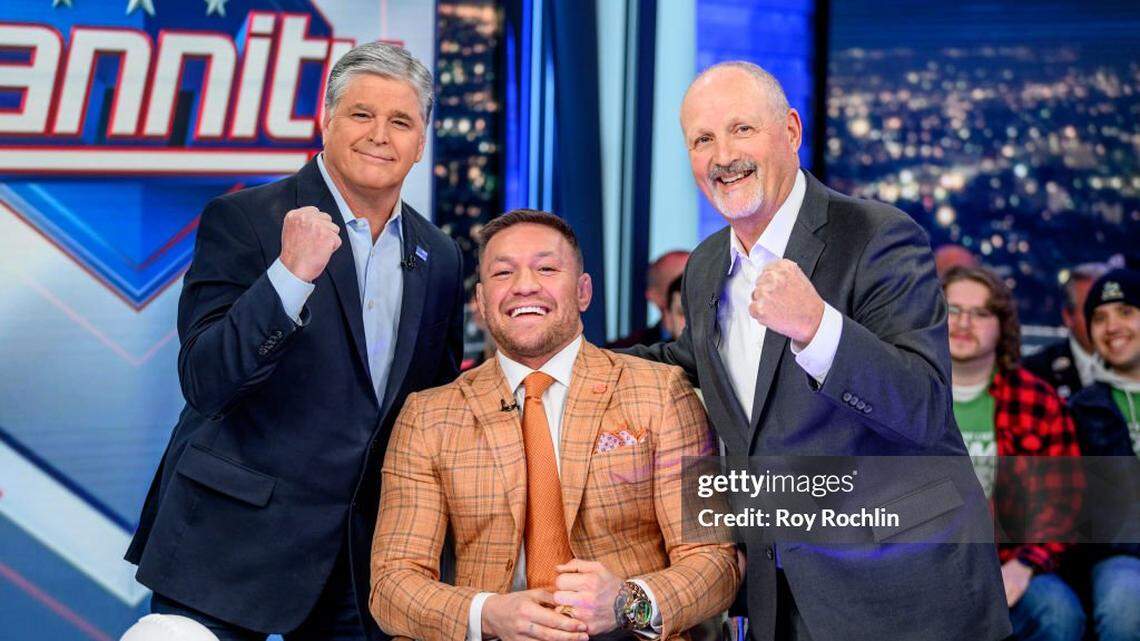 MMA fan Sean Hannity of FOX News ‘Hannity’ trains in MMA. Moderating big debate on his show