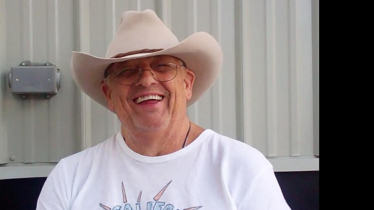 
The American Dream Dusty Rhodes in March 2014 before an XSE Superstars of Wrestling show at the Miami-Dade County Fair & Exposition.
