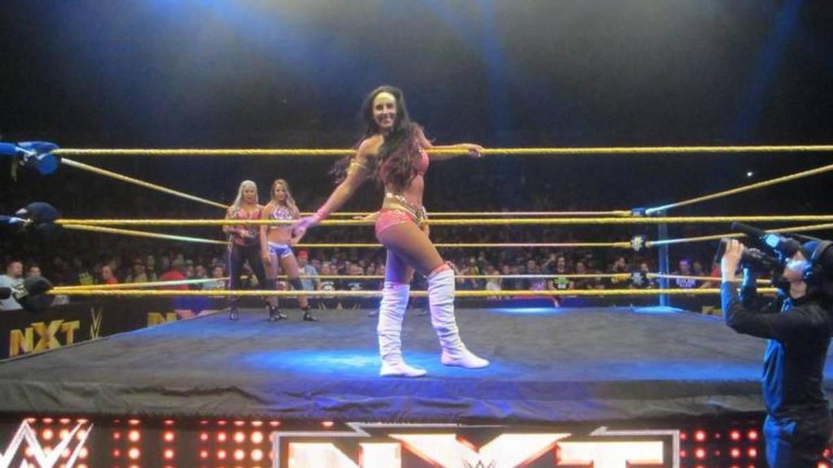 Crowd favorite Santana Garrett is competing in the WWE Mae Young Classic, which begins broadcasting Monday, Aug. 28 on the WWE Network. Garrett, who’s appeared on NXT TV, trained at the Team Vision Dojo, an established wrestling school in Orlando where she now trains women’s wrestlers.