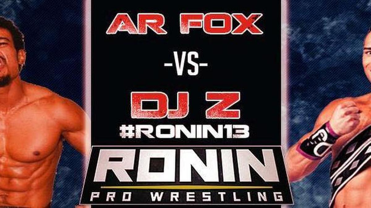 Ronin Pro Wrestling presents #Ronin13 at 7:30 p.m. Saturday, Jan. 14 at Broward College South Campus Gymnasium, 7200 Pines Blvd. in (South Florida) Pembroke Pines. TNA Impact Wrestling’s DJ Z vs. AR Fox, also know as Lucha Underground’s Dante Fox.