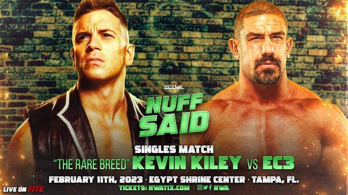 NWA weekend in Tampa features ‘Nuff Said’ PPV  with a return of WWE alum Kevin Kiley facing EC3