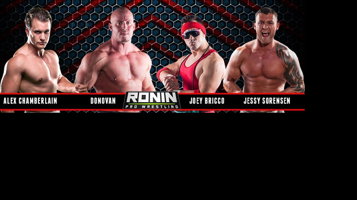 
Ronin Pro Wrestling is headlined by a fatal four-way with Alex Chamberlain, Donovan, Joey Bricco and Jesse Sorensen to crown the first Ronin heavyweight champ on Saturday, July 25 at the Broward College Gym in (South Florida) Pembroke Pines.
