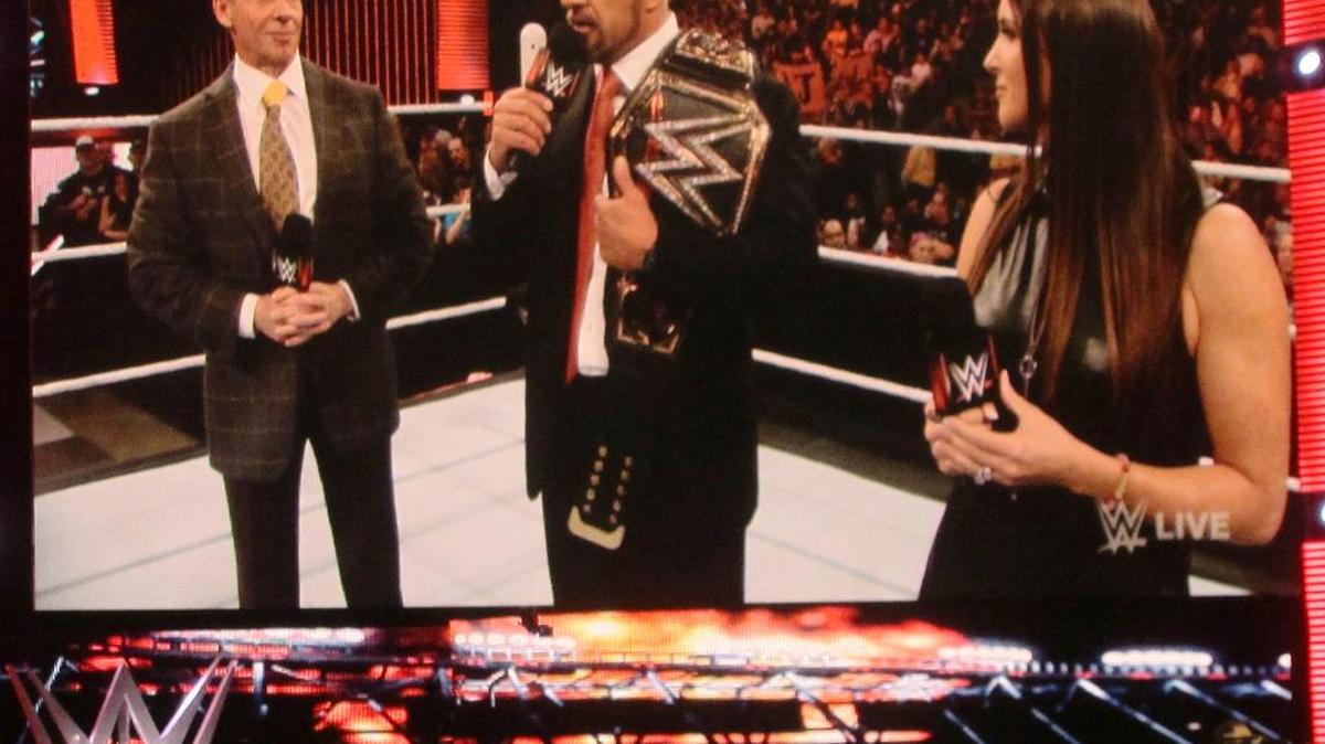 WWE World champ Triple H, a.k.a. WWE Executive Vice President of Talent, Live Events & Creative Paul Levesque, and WWE Chief Brand Officer Stephanie McMahon will be on ESPN SportsCenter during WrestleMania Week.