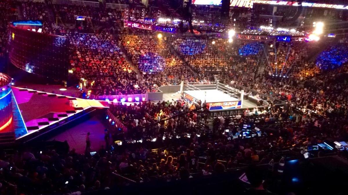 WWE SummerSlam at Barclays Center in Brooklyn.