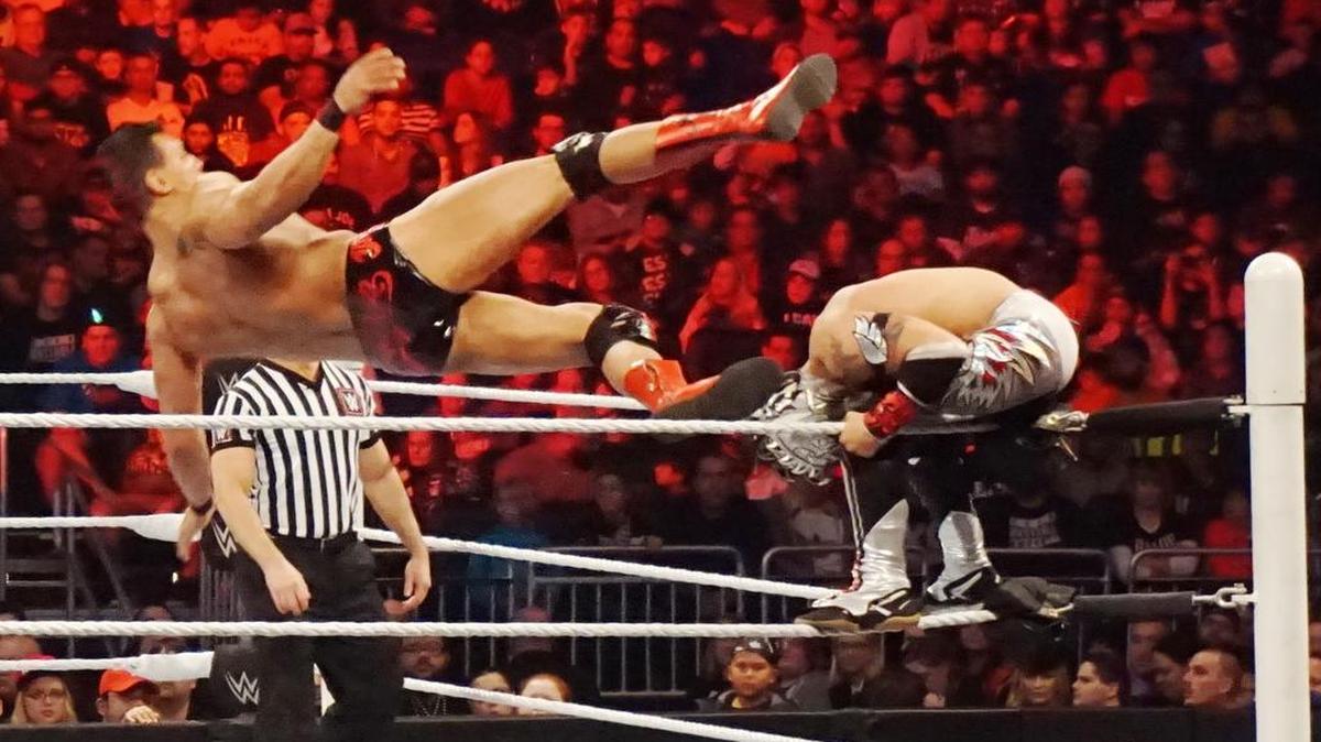 Alberto Del Rio can take to the air, mat wrestle, brawl, fight, do it all. He wrestled Kalisto in a U.S. title match during the WWE Royal Rumble on Sunday, Jan. 24 at the Amway Center in Orlando. Looking to regain the U.S. title,, he will be part of WWE Monday Night Raw on Jan. 25 at the AmericanAirlines Arena in Miami.