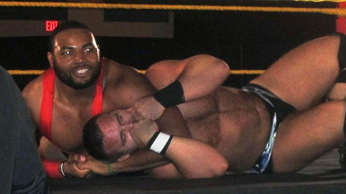 Rising talent Angelo Dawkins battles Dash Wilder on a WWE NXT show in Miami. NXT will be at the Havert L. Fenn Center on Saturday, Nov. 21 in Fort Pierce.