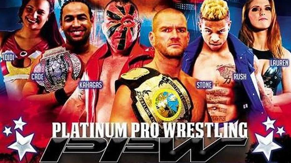 Platinum Pro Wrestling is 7:30 p.m. Saturday, July 1 at the Platinum Pro Arena at the VFW Post 1966, 350 SW 25th St. in Fort Lauderdale 33315.