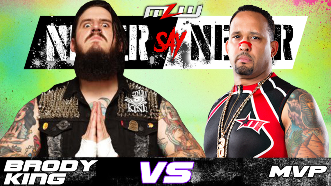Brody King challenges WWE alum MVP at a Major League Wrestling show on Thursday, Dec. 7 from Gilt Nightclub in Orlando.