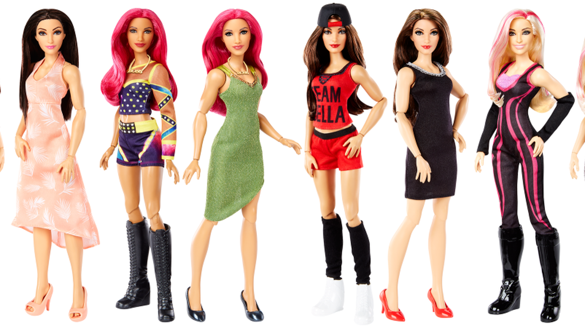Mattel and WWE are launching a girls’ product line that features the first fashion dolls of Nikki and Brie Bella, Sasha Banks, Natalya, Charlotte Flair, Becky Lynch, Alicia Fox and Eva Marie. The dolls will be available for preorder online only at Toysrus.com beginning Monday, July 24, and exclusively at Toys“R”Us stores nationwide and Toysrus.com in September.