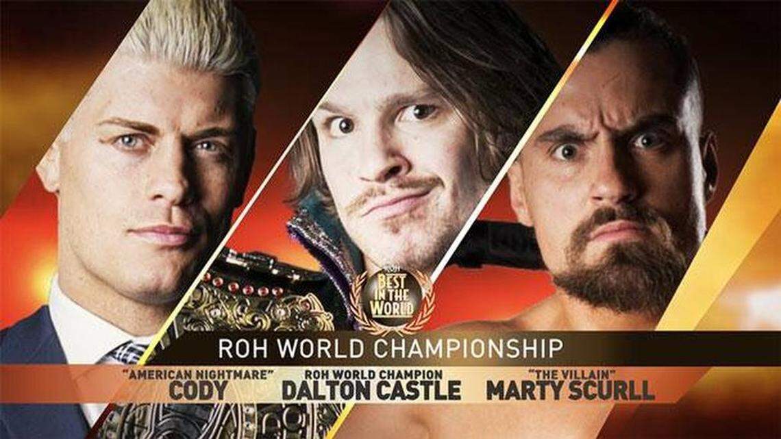Ring of Honor's Best In The World pay-per-view is 9 p.m. ET Friday, June 29 live from the UMBC Event Center at the University of Maryland in Baltimore. Dalton Castle defends the title in the main event against Marty Scurll and Cody Rhodes.
