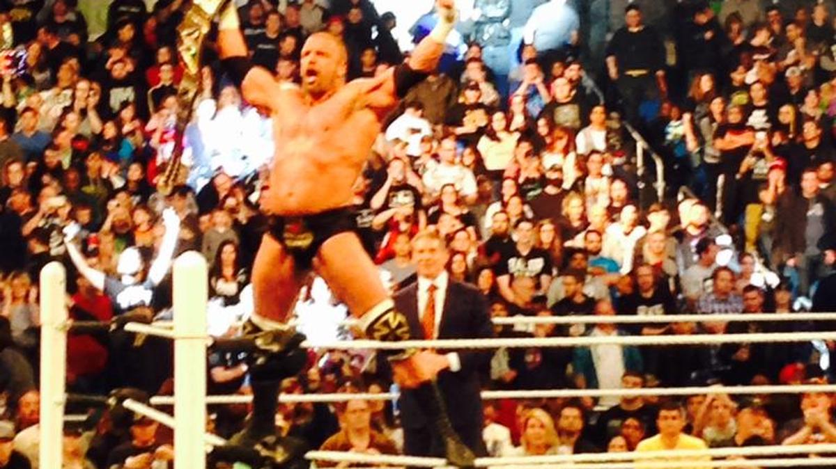 With WWE CEO/Chairman Vince McMahon gladly watching, Paul Triple H Levesque became the new WWE World champion by winning the Royal Rumble on Sunday, Jan. 24 at the Amway Center in Orlando. Monday Night Raw on Jan. 25 at the AmericanAirlines Arena in Miami will be very interesting.