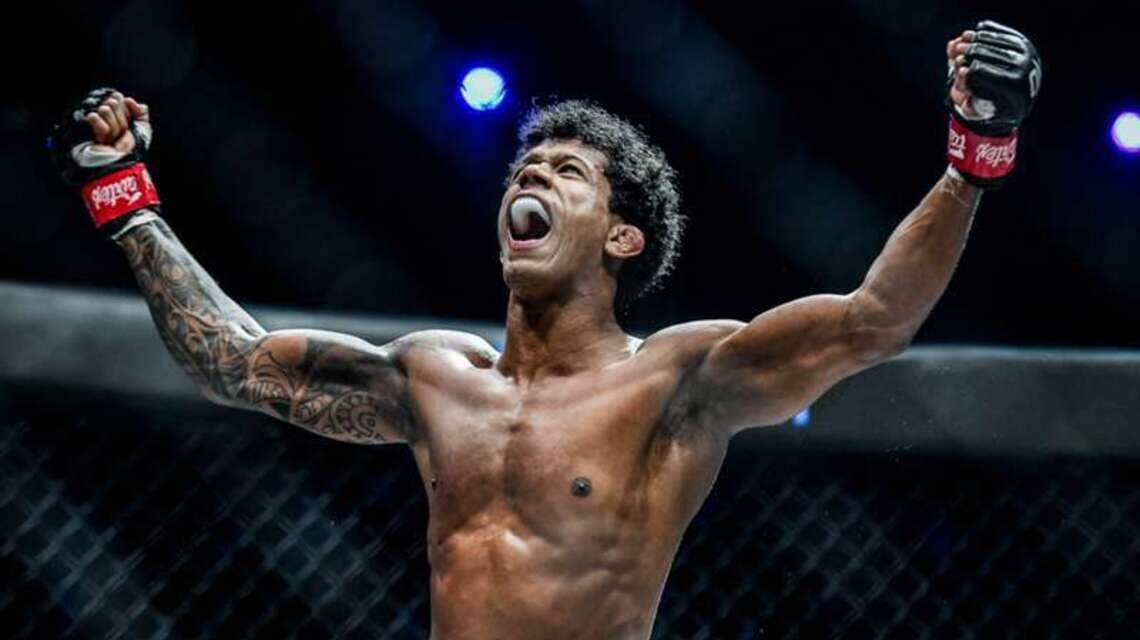 Even flying couldn’t stop Adriano Moraes of ATT from winning, retaining the ONE flyweight title
