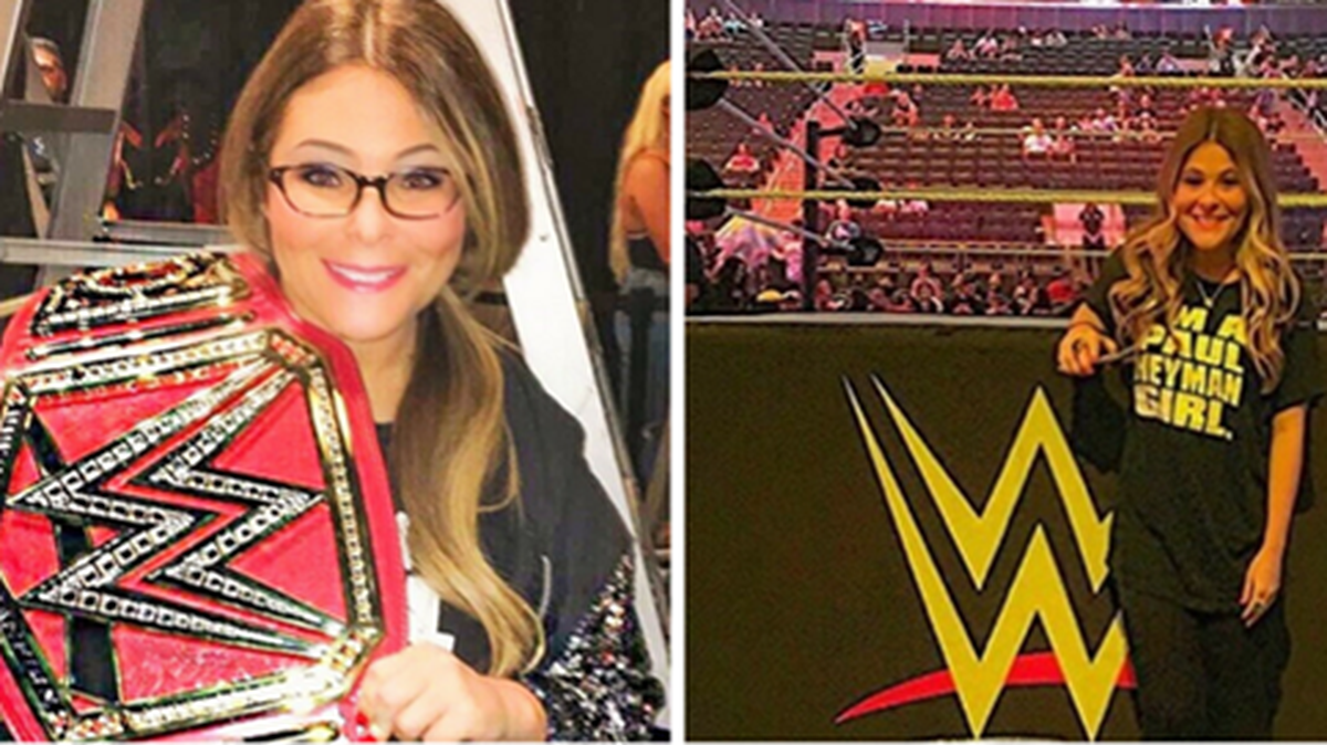 WWE Superfan Ashlee White, a lupus fighter and stroke survivor, will be conducting a new podcast “Wrestling in Heels with Ashlee White.” Also a Paul Heyman Girl, she starred on Bravo’s “The Princesses of Long Island” and credits WWE with helping her battle lupus and her stroke.