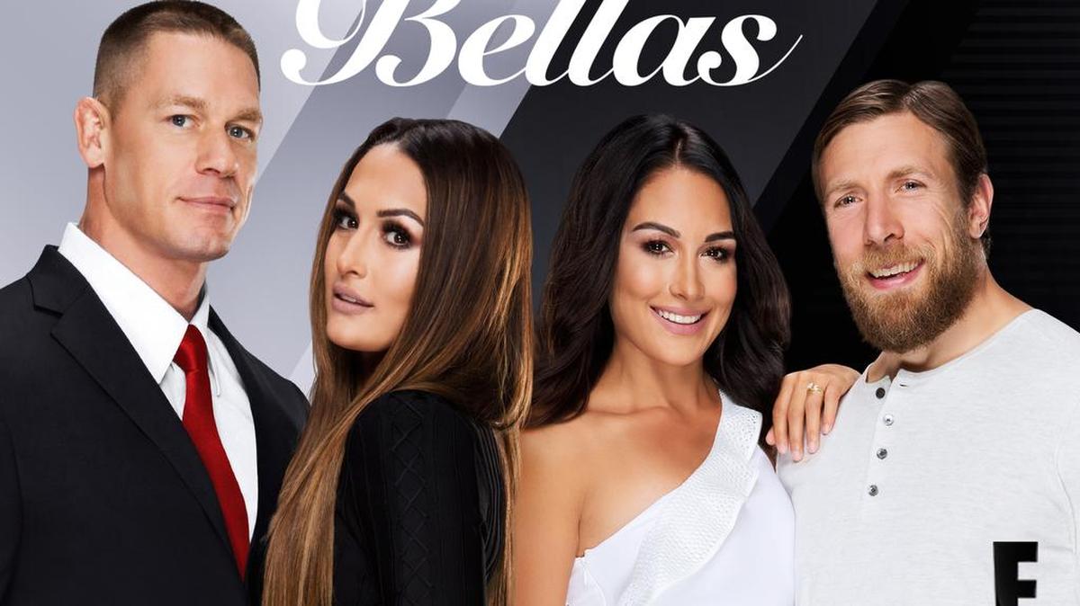“Total Bellas,” featuring WWE superstars John Cena, Nikki Bella, Brie Bella and Daniel Bryan, premieres 8 p.m. ET/PT Wednesday, Oct. 5 on E!.
