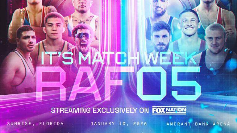 Real pro wrestling show in South Florida with Kurt Angle, Colby Covington, Steve Mocco (and sons)