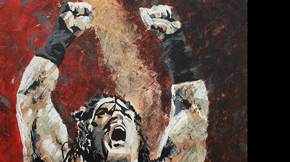 
Artist Rob Schamberger captures WWE NXT superstar Rhyno on another canvas. NXT is in South Florida three consecutive nights in July.
