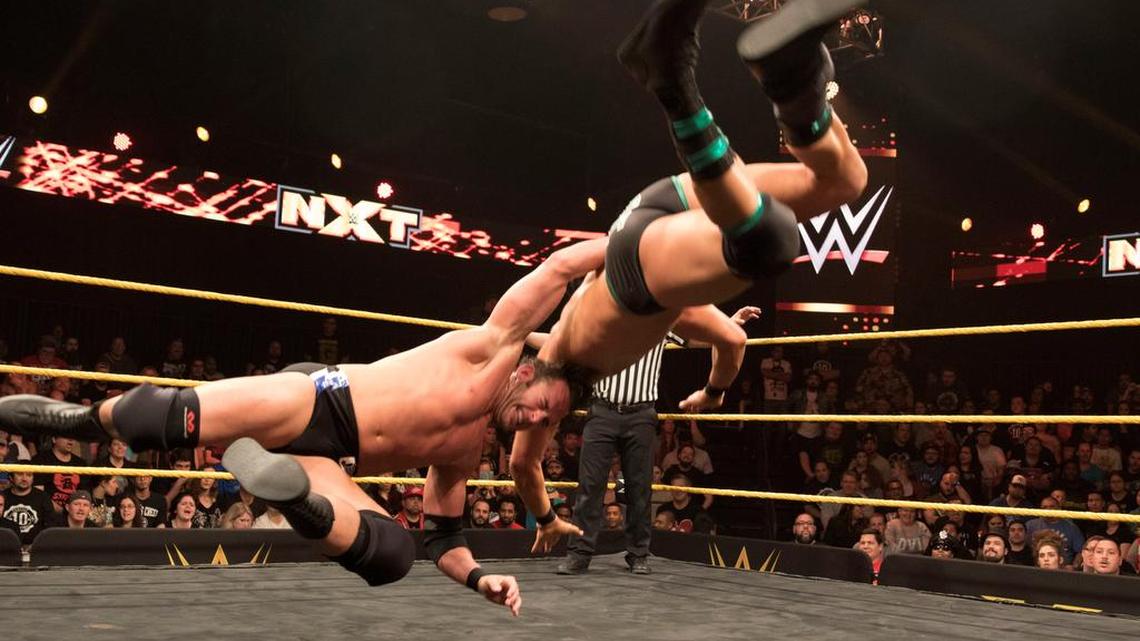 WWE NXT Superstar Roderick Strong, a master of the backbreaker, in action. NXT will be in Orlando for TV tapings on Wednesday, Feb. 22 and then Miami on Friday, Feb. 24 and return to Fort Pierce on Saturday, Feb. 25.