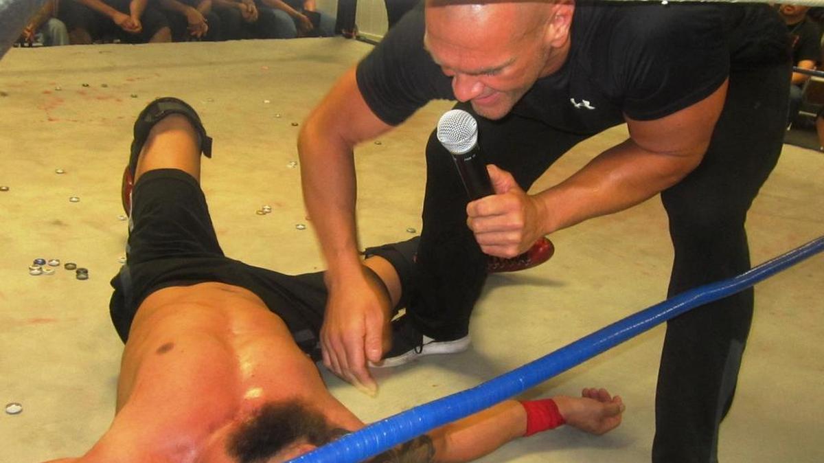 WWE NXT alum Martin Stone (aka Danny Burch) attacked and then challenged Vandal Ortagun. They will battle at the BrainBuster Pro Wrestling show on Saturday, Jan. 13 at the Hollywood Elks Lodge.