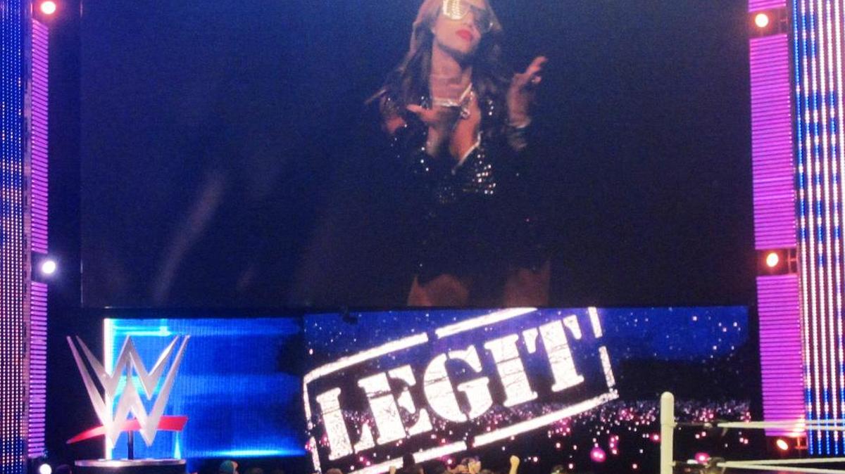 Too Legit. The Bo$$ Sasha Banks is in a triple threat title match against Becky Lynch and WWE Divas champ Charlotte (with Ric Flair) during WWE WrestleMania 32 on Sunday, April 3 at AT&T Stadium in Arlington, near Dallas.