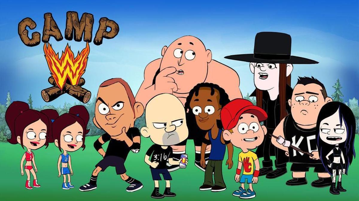 Camp WWE, an adult animated comedy series, debuts on WWE Network on Sunday, May 1, after the WWE Payback pay-per-view. From WWE and Seth Green’s Stoopid Buddy Stoodios, Camp WWE centers around WWE Superstars and Legends when they were kids at their favorite summer camp -- owned by none other than Mr. Vince McMahon.