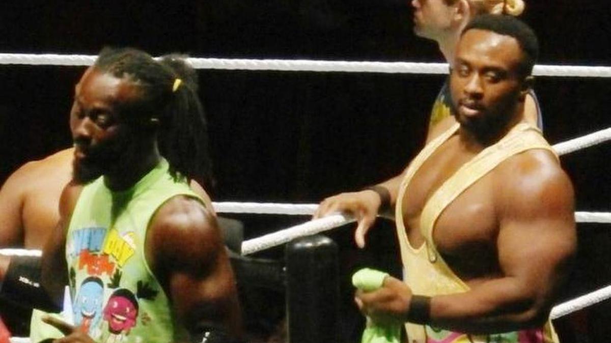 The New Day, representing SmackDown Live, will battle The Shield, representing Raw, at WWE Survivor Series on Sunday, Nov. 19 live on WWE Network from the Toyota Center in Houston. Pictured are New Day members Kofi Kingston (left) and Big E.